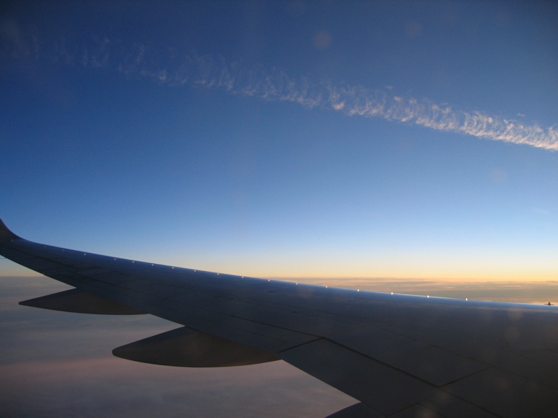 Dawn approaching Europe