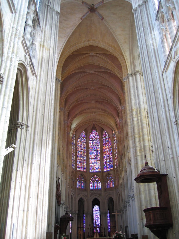 Inside the cathedral
