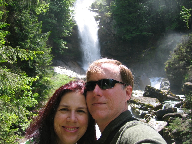 Waterfall in the mountains