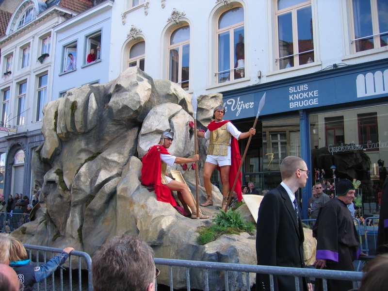 The roman soldiers guarding Christ's tomb