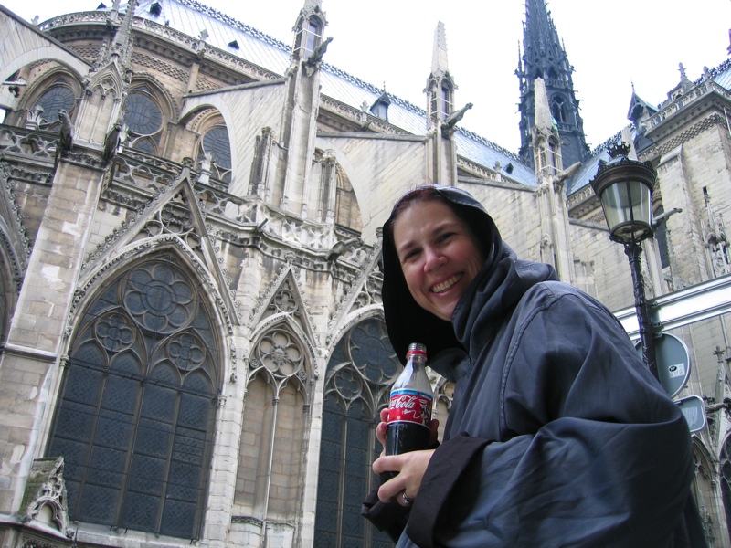Famous Gothic church + Coke